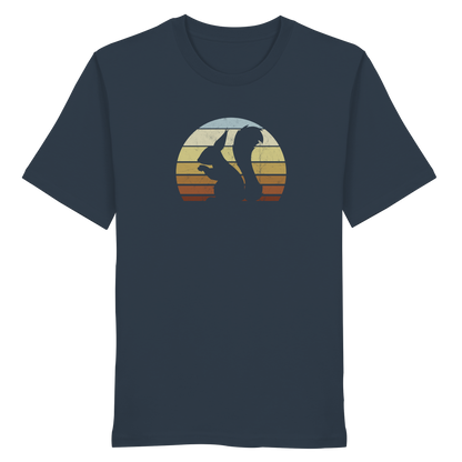 Retro Eichhörnchen Silhouette - Organic Shirt