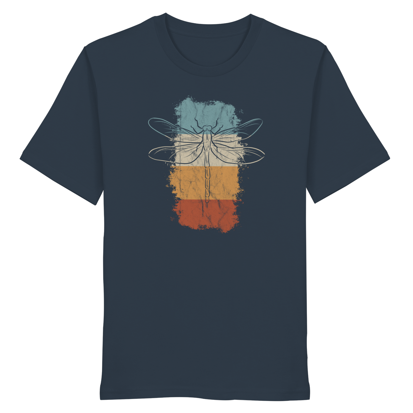 Retro Kunst Libelle | Vintage Dragonfly - Organic Shirt