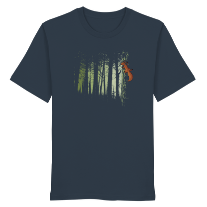 Eichhörnchen im Zwielicht-Wald - Organic Shirt