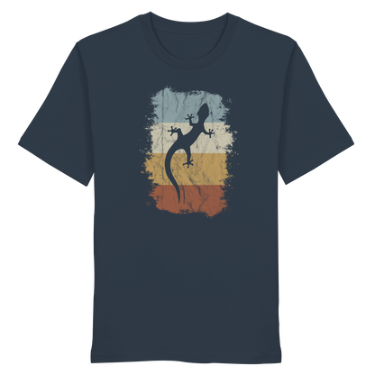 Retro Gecko Salamander Silhouette - Organic Shirt