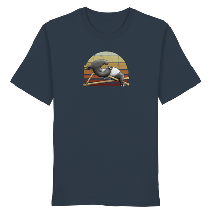 Lässiger Retro Sundown Tapir - Organic Shirt