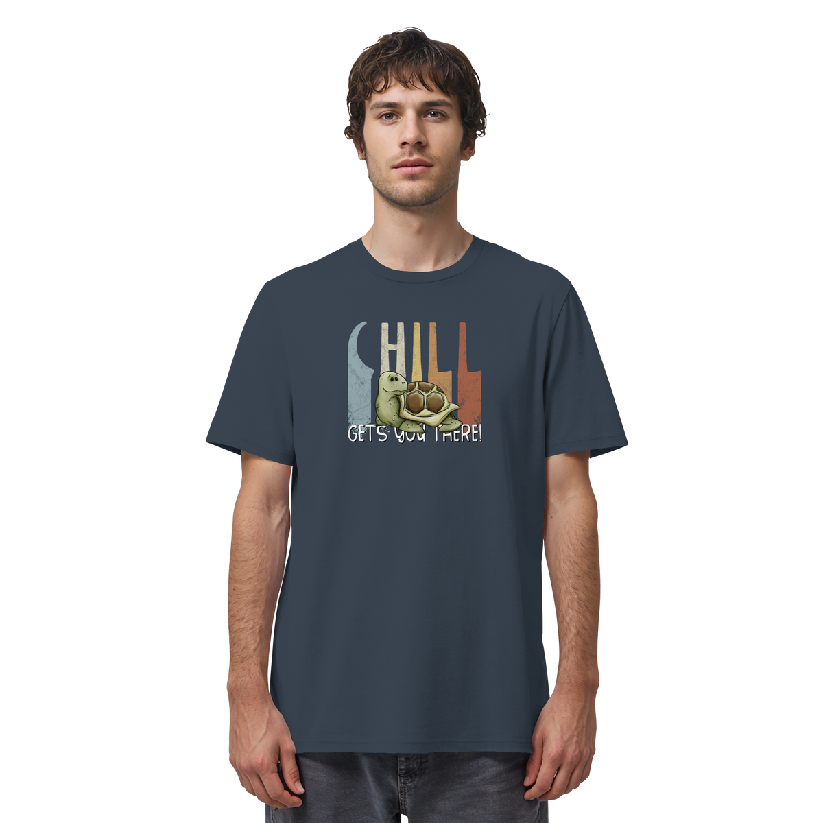 Gechillt gemütliche Schildkröte - Organic Shirt