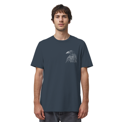 Rabenvater schwarzer Rabe Krähe - Organic Shirt