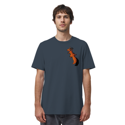 Süßes Eichhörnchen klettert - Organic Shirt