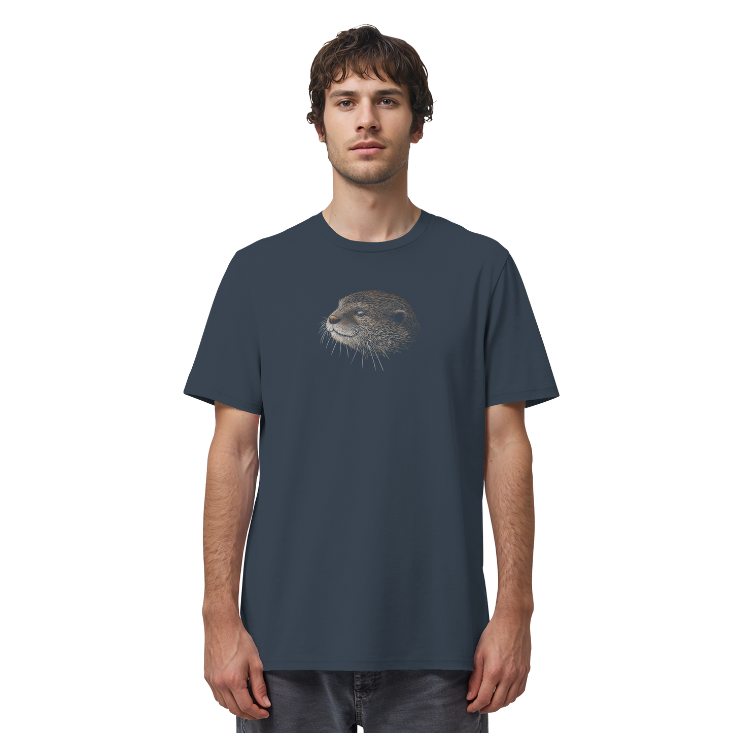 Otter Bleistift Zeichnung KritzelKunst - Organic Shirt
