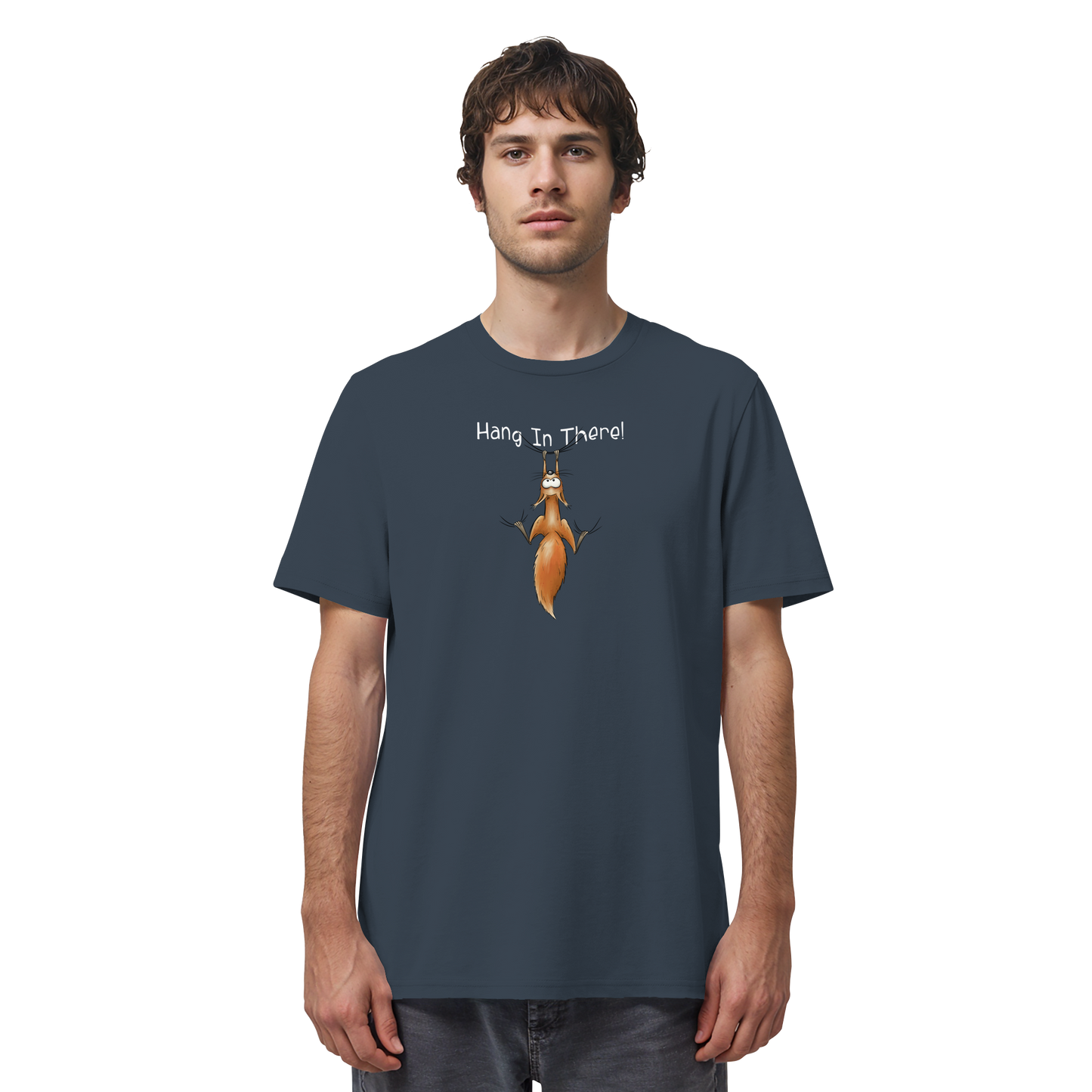 Hang In There | Lässiges Eichhörnchen - Organic Shirt