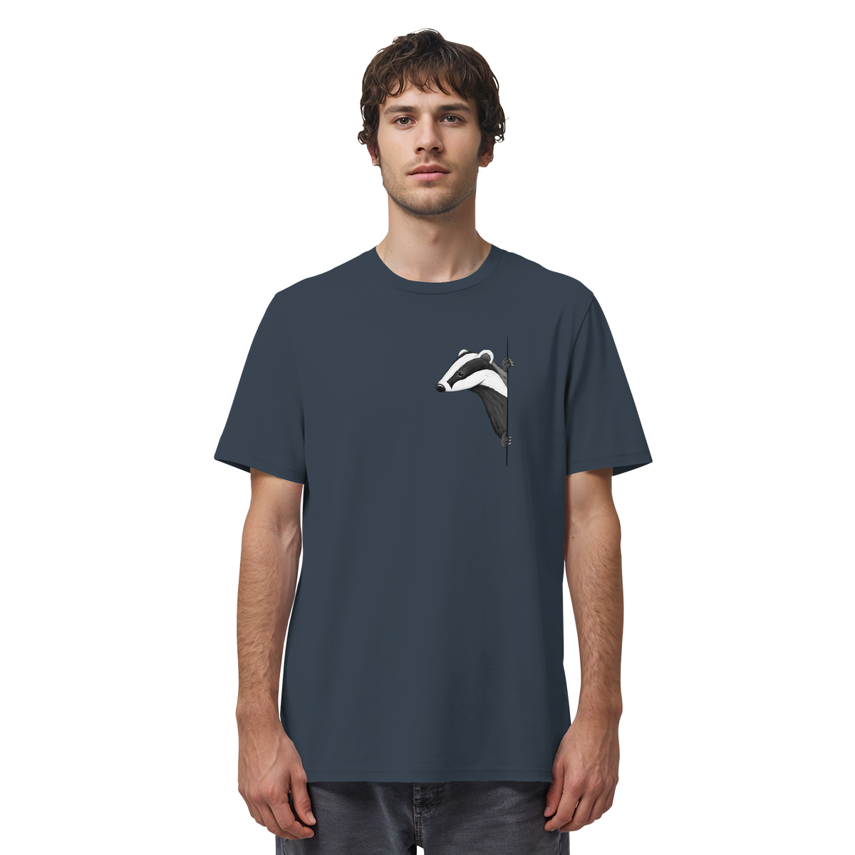 Lässiger Dachs Meister Grimbart - Organic Shirt