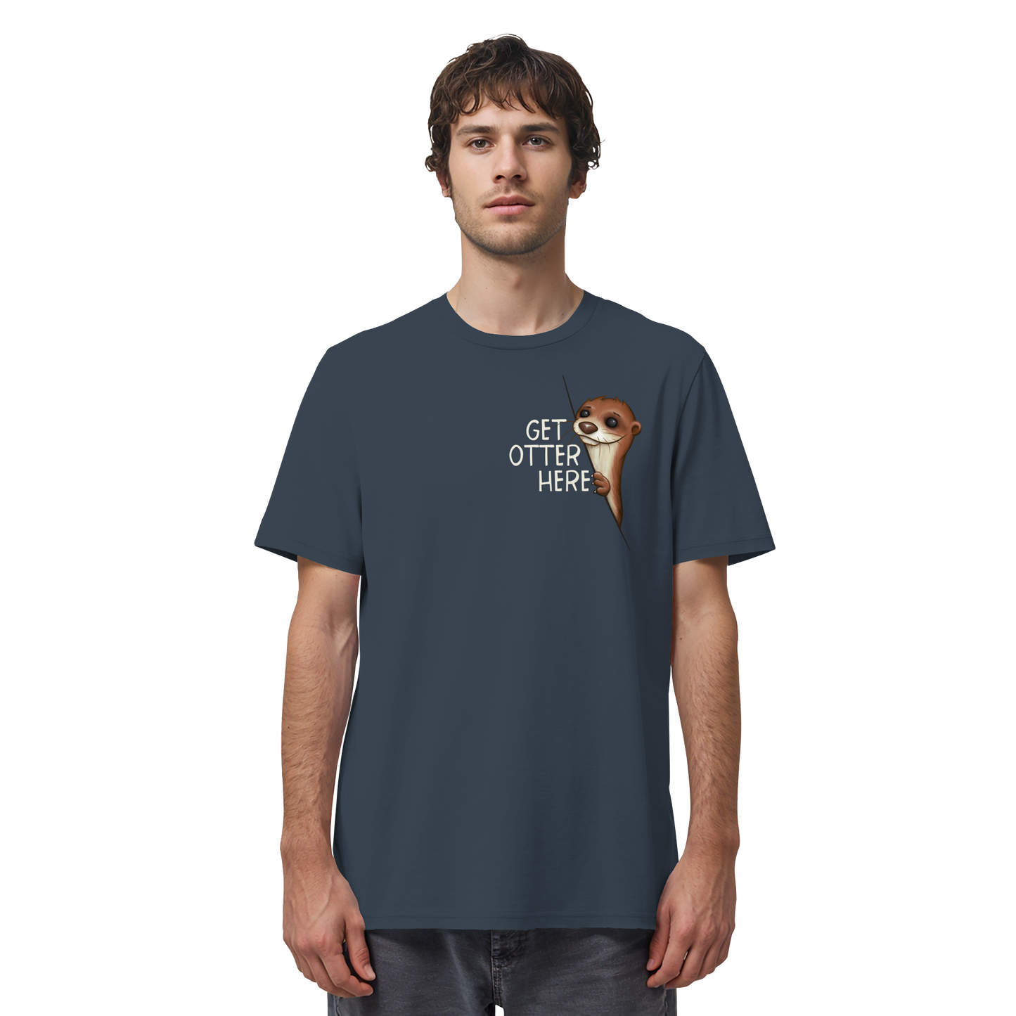 Get Otter Here | Lustiger Otter Kalauer - Organic Shirt