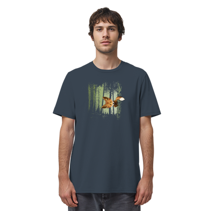 Fuchs im Zwielicht-Wald - Organic Shirt
