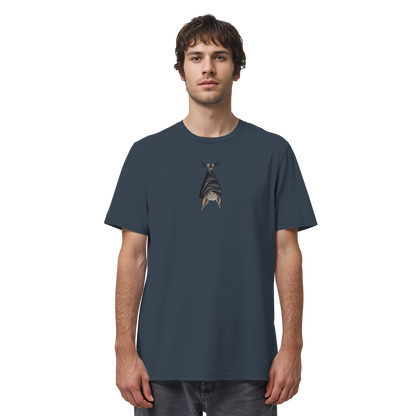 Lustig chillende Fledermaus - Organic Shirt