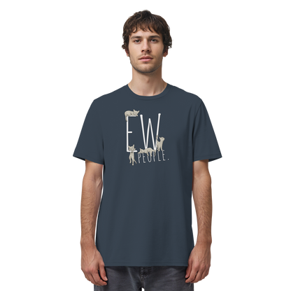 Ew, People. Sarkastische Katzen - Organic Shirt