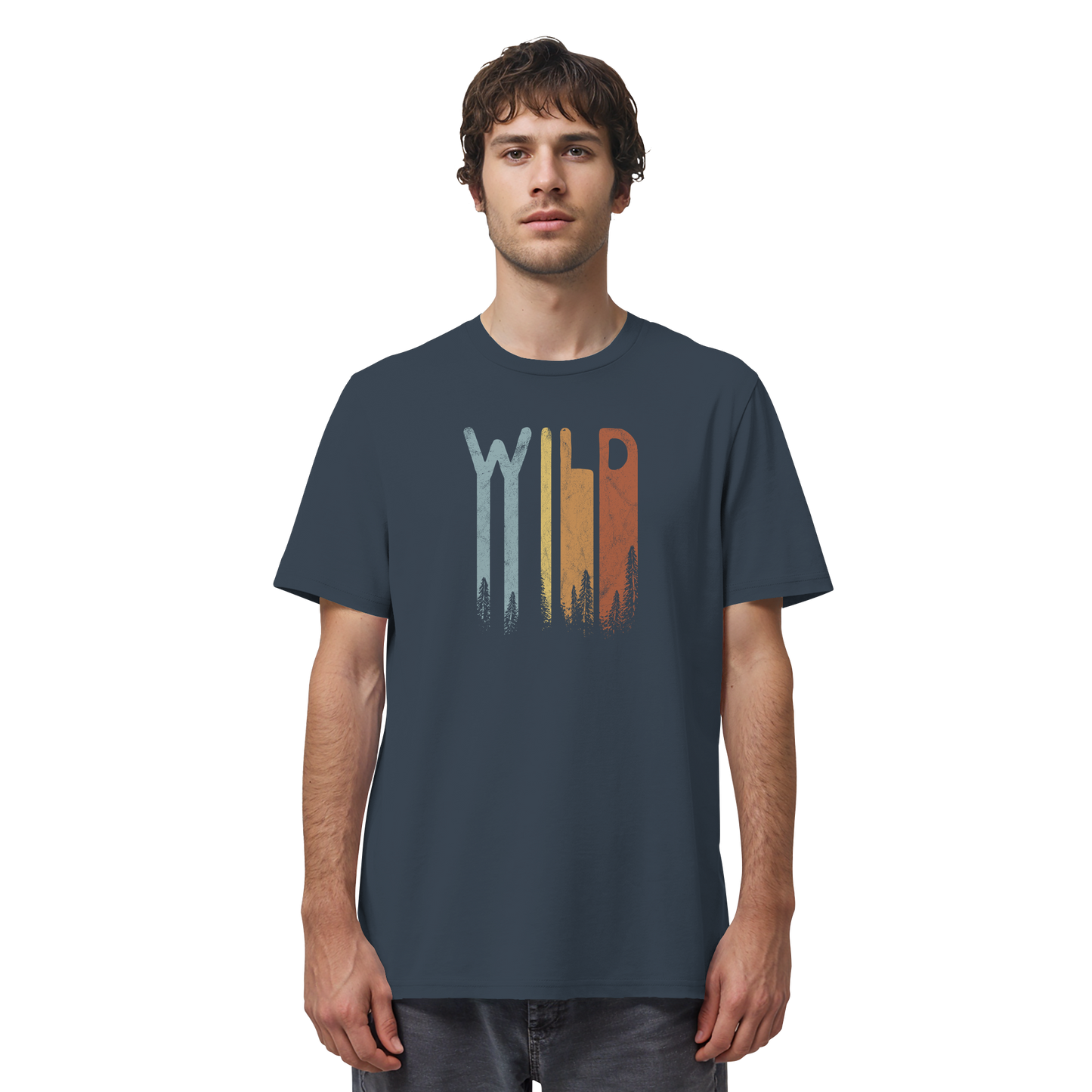 Wild Retro Schriftzug - Organic Shirt