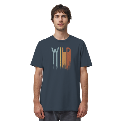 Wild Retro Schriftzug - Organic Shirt