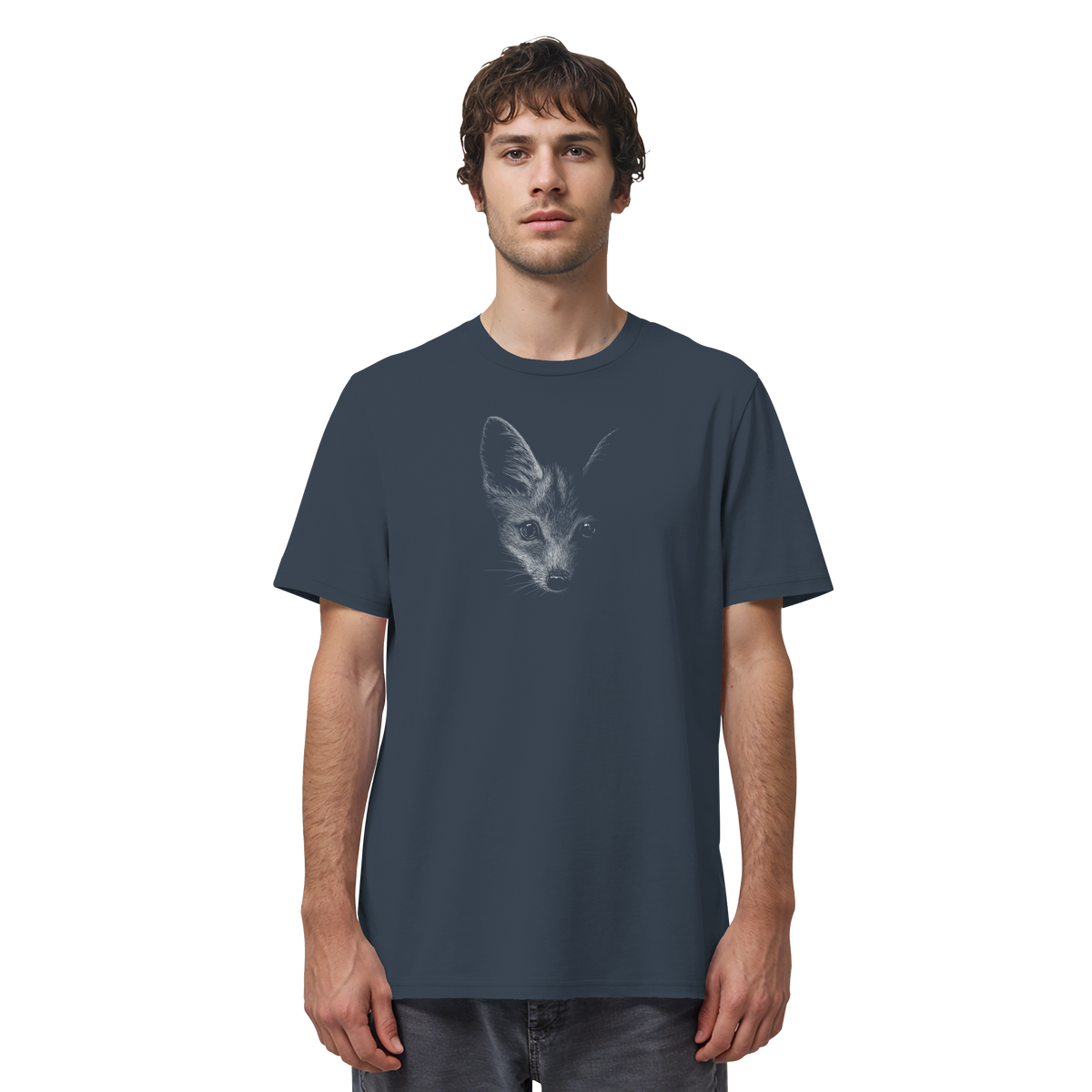 Fuchs Kritzelkunst Illustration - Organic Shirt