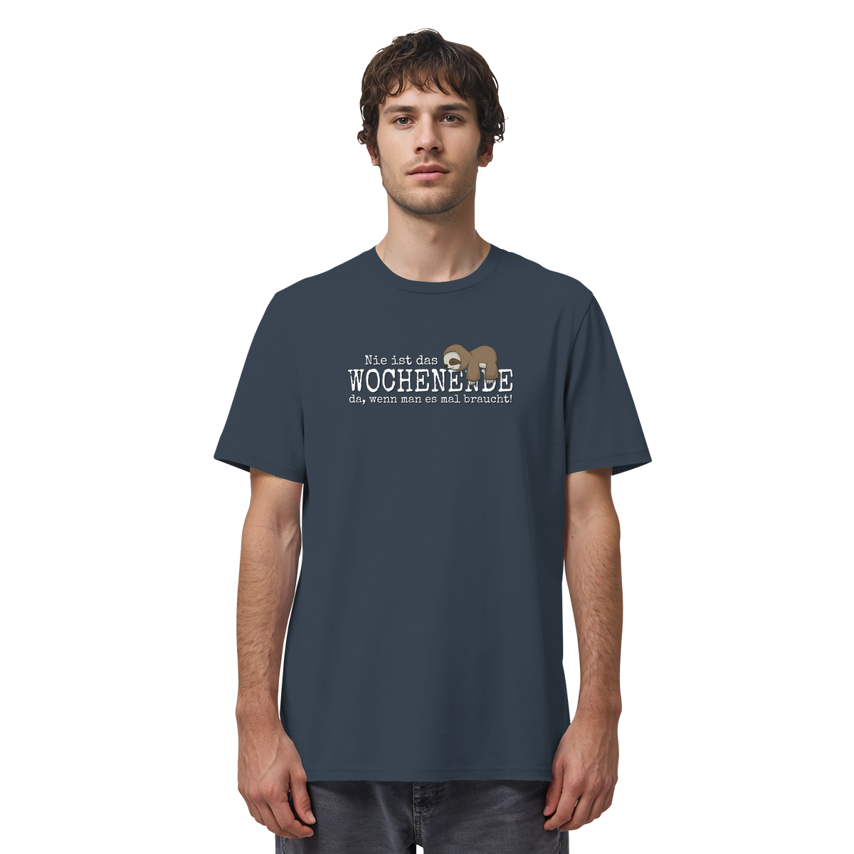 Kawaii Faultier Wochenende - Organic Shirt