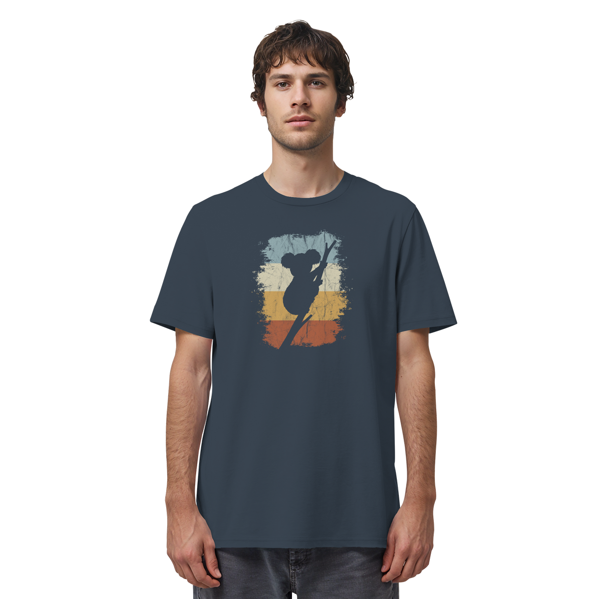 Retro kletternder Koala-Bär - Organic Shirt