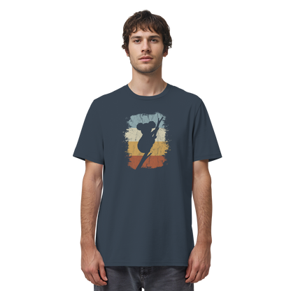 Retro kletternder Koala-Bär - Organic Shirt
