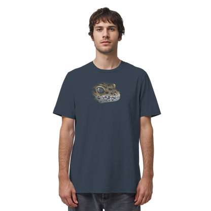 Leopard Gecko Skizze Kritzelkunst - Organic Shirt