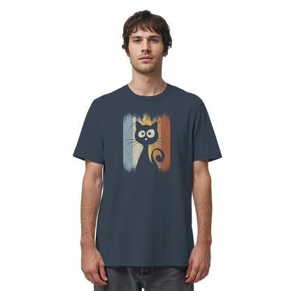 Retro Katze Silhouette - Organic Shirt