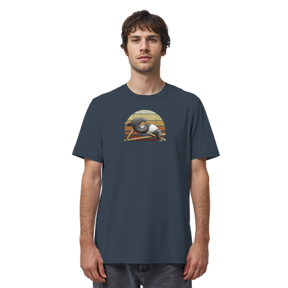 Lässiger Retro Sundown Tapir - Organic Shirt