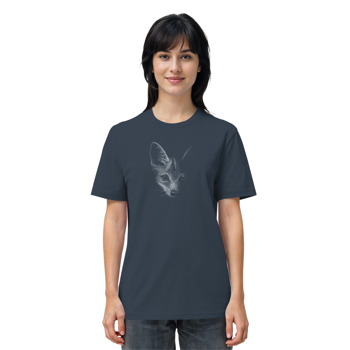 Fuchs Kritzelkunst Illustration - Organic Shirt