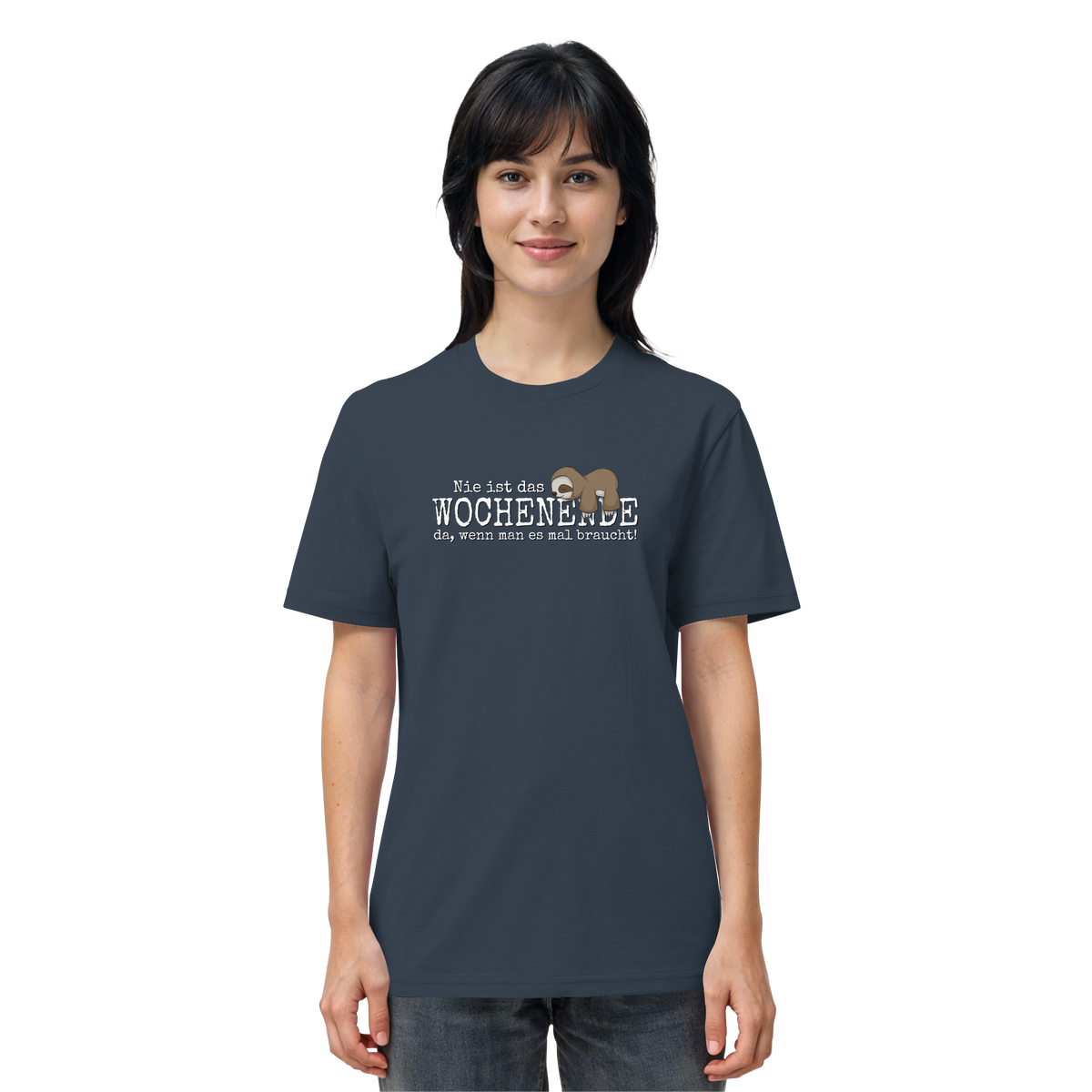 Kawaii Faultier Wochenende - Organic Shirt
