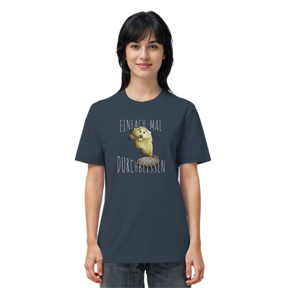 Einfach mal Durchbeissen Biber - Organic Shirt