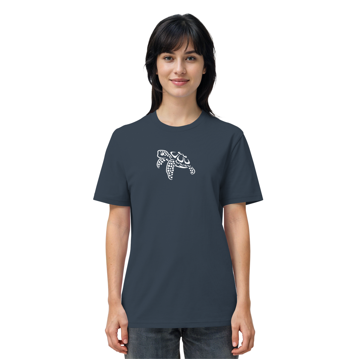 schwimmende Meeres-Schildkröte - Organic Shirt