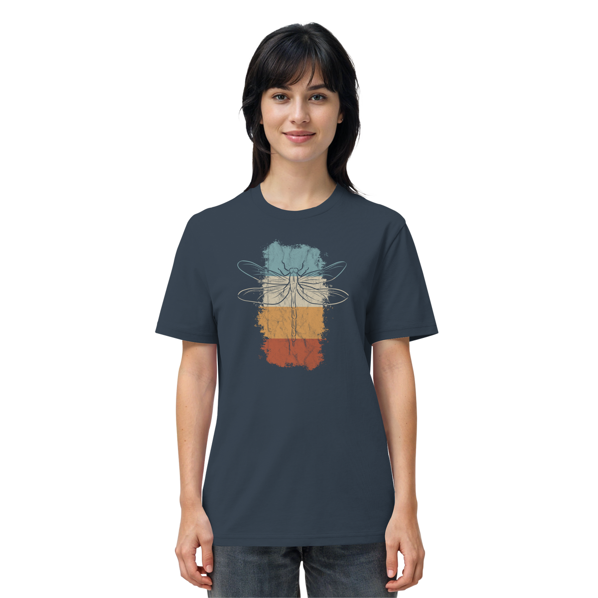 Retro Kunst Libelle | Vintage Dragonfly - Organic Shirt