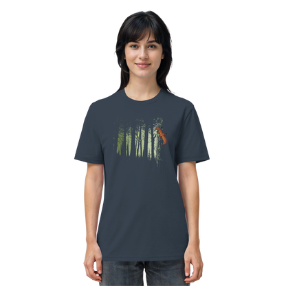 Eichhörnchen im Zwielicht-Wald - Organic Shirt