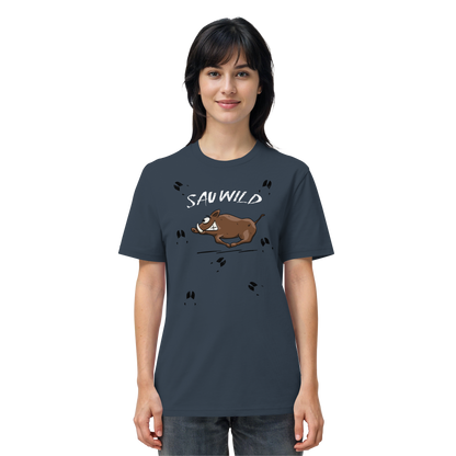Sauwild wilde Sau | Wildschwein Keiler - Organic Shirt