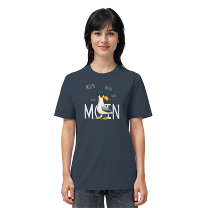 Moin Moin Lässige Hipster Möwe  - Organic Shirt