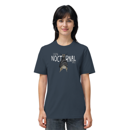 100% nachtaktive Fledermaus - Organic Shirt