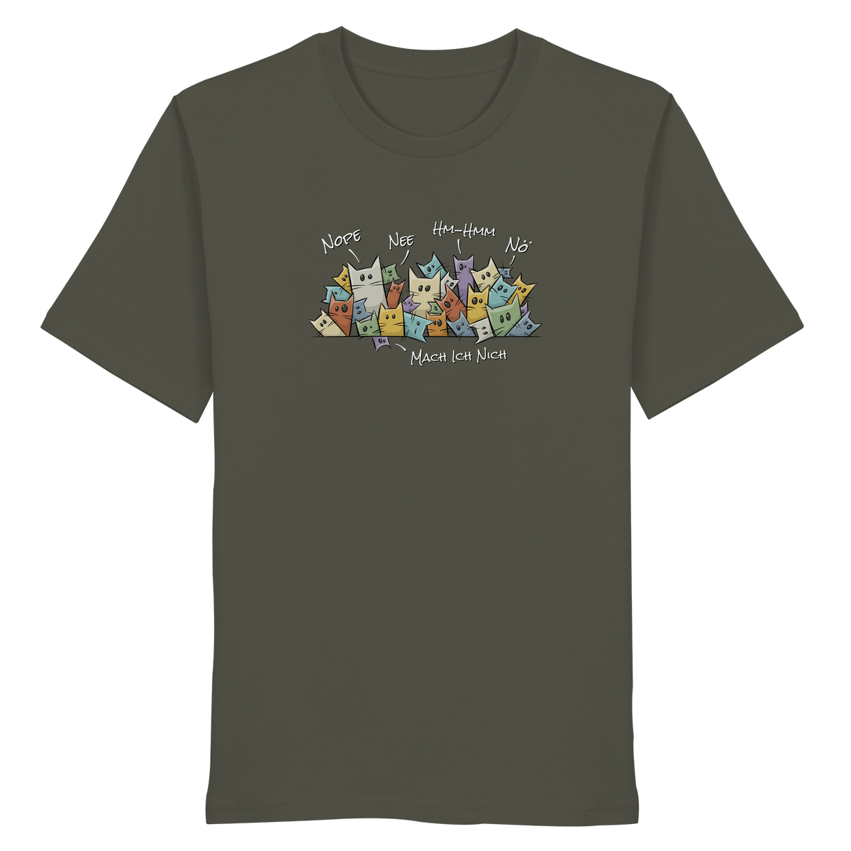 Nope, Nee, Nö Katzen - Organic Shirt