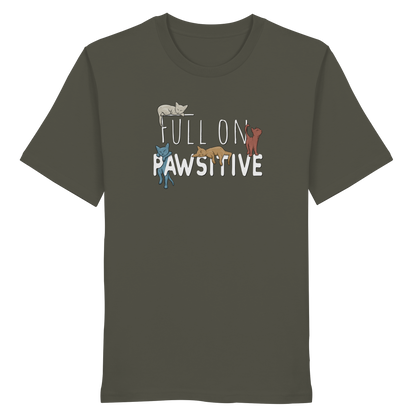 Full On Pawsitive! Gechillte Katzen - Organic Shirt