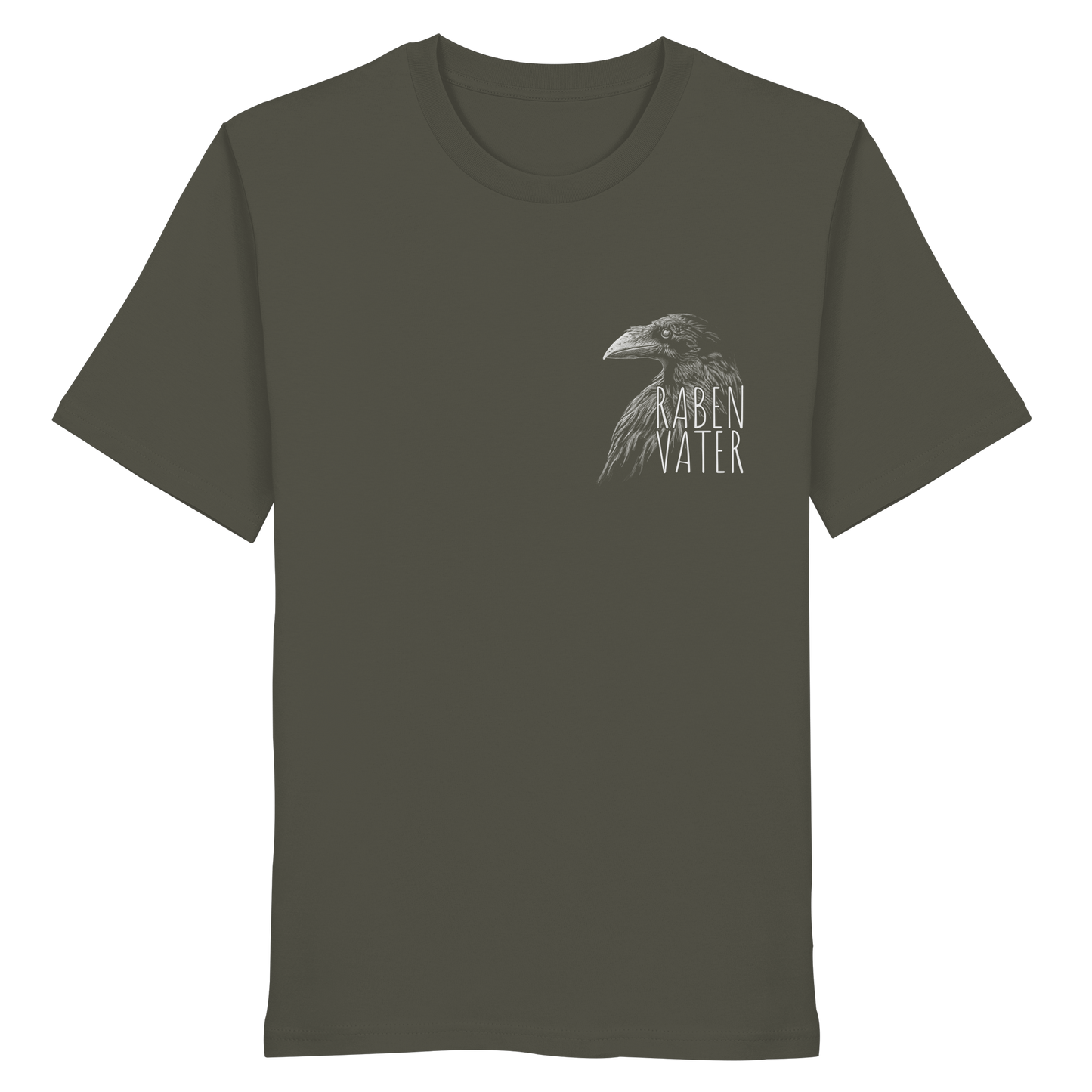 Rabenvater schwarzer Rabe Krähe - Organic Shirt