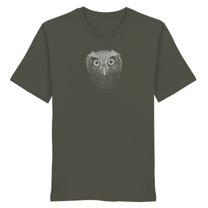 Eule Kritzelkunst Illustration - Organic Shirt