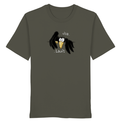 Joa Läuft Krähe gechillter Rabe - Organic Shirt