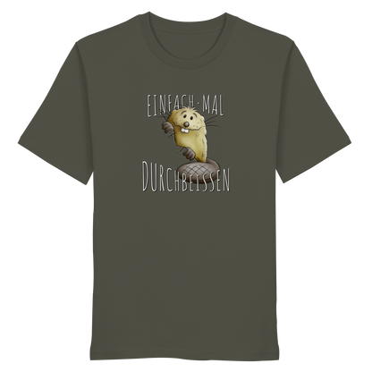 Einfach mal Durchbeissen Biber - Organic Shirt