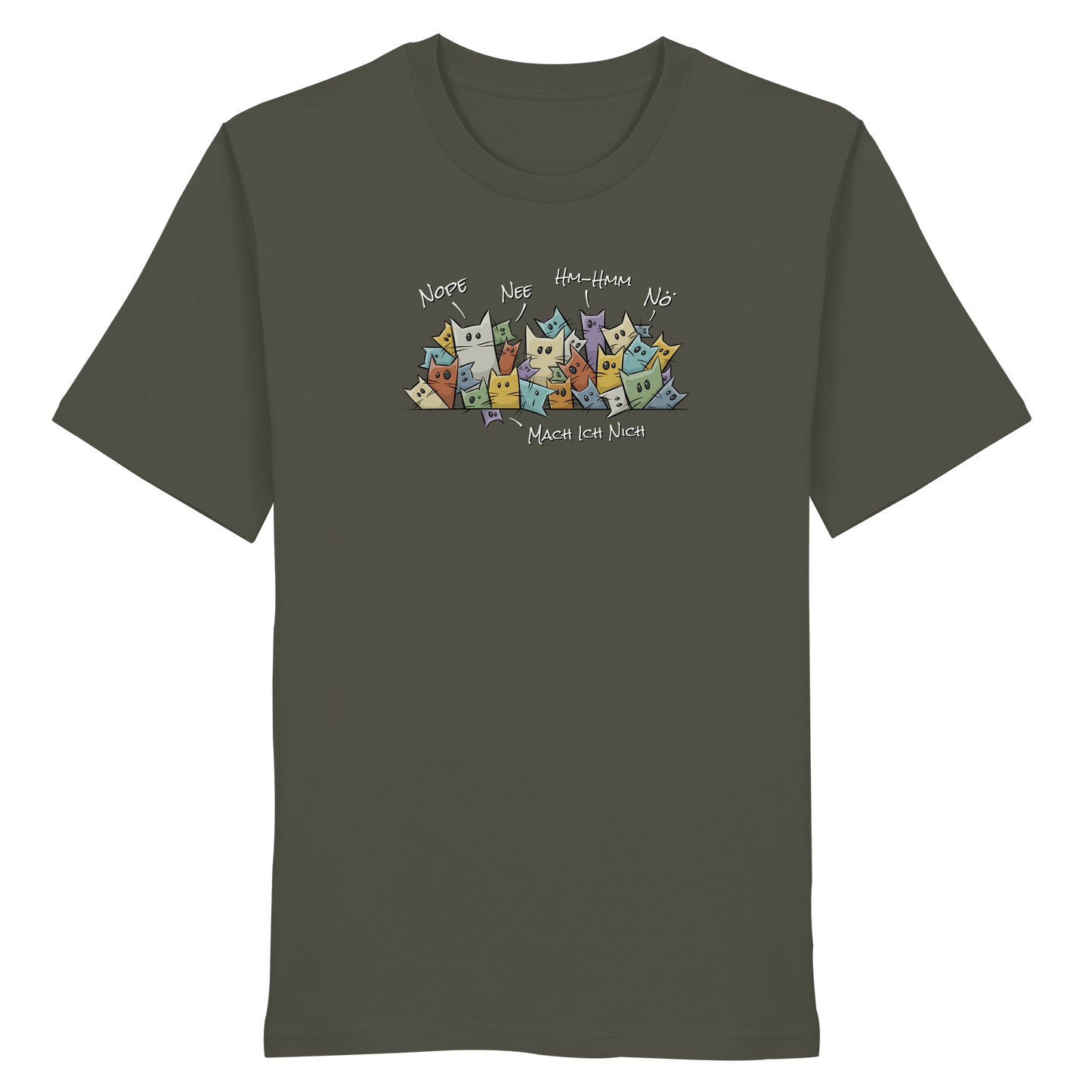 Nope, Nee, Nö Katzen - Organic Shirt
