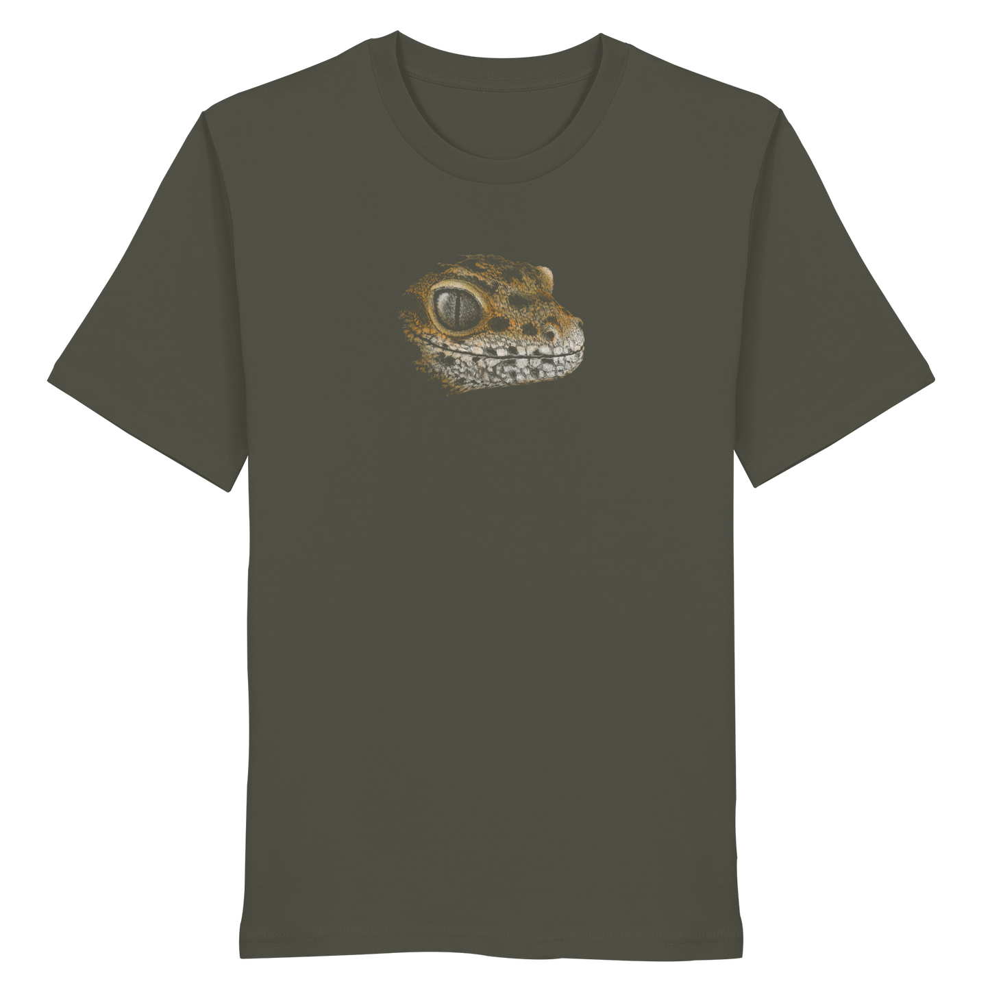 Leopard Gecko Skizze Kritzelkunst - Organic Shirt