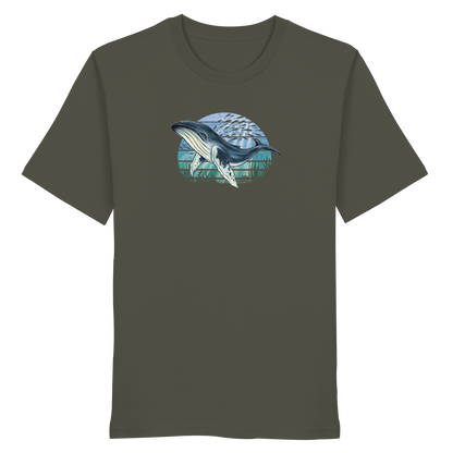 Retro Unterwasser Buckelwal - Organic Shirt