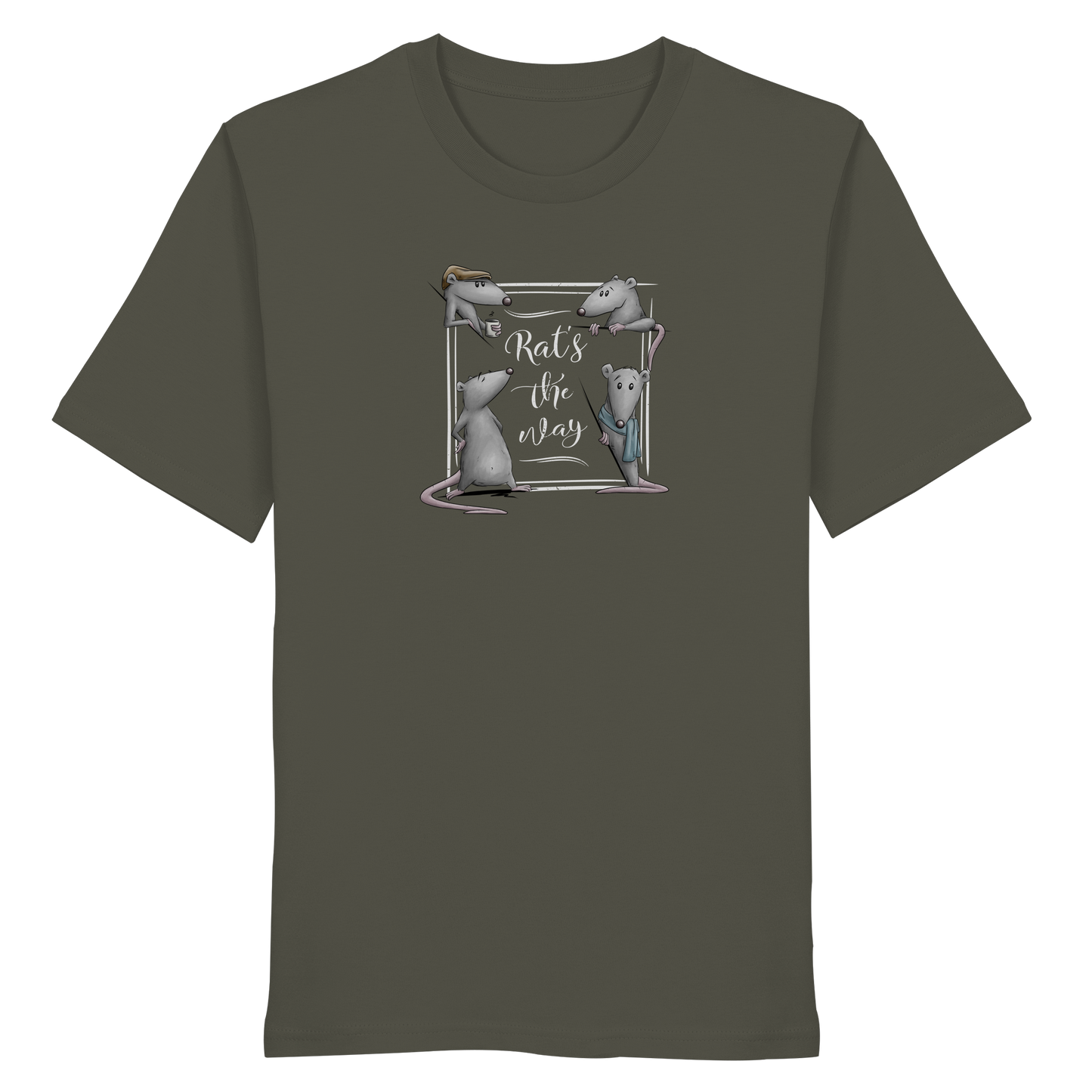 Rat’s The Way Kaffeehaus Ratten - Organic Shirt