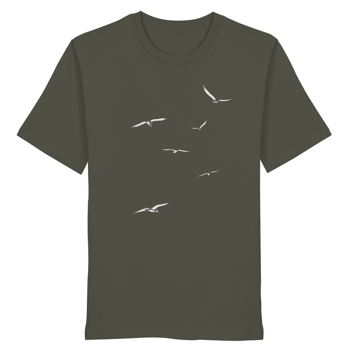 Vogelschwarm – Traum vom Fliegen - Organic Shirt