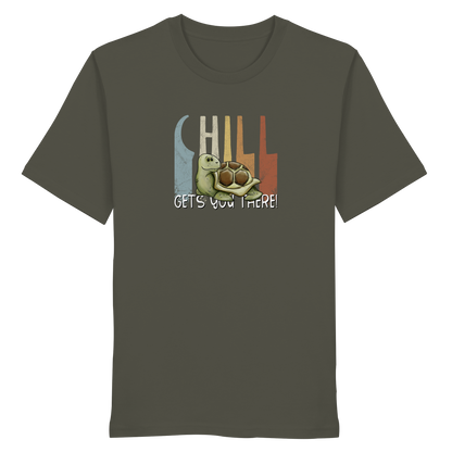 Gechillt gemütliche Schildkröte - Organic Shirt