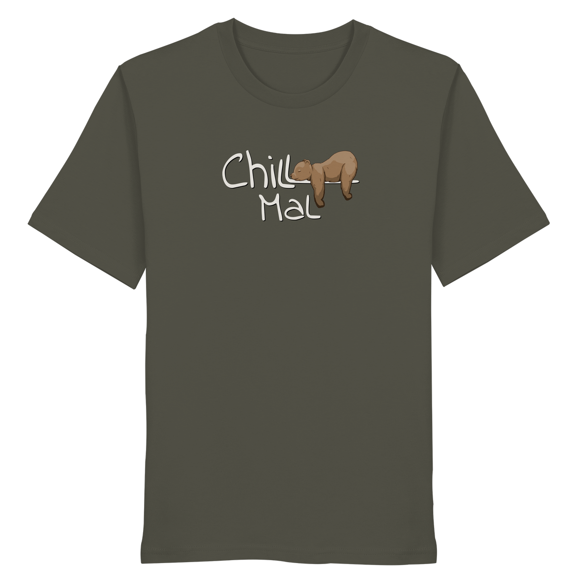 Chill Mal schläfriger Braunbär - Organic Shirt