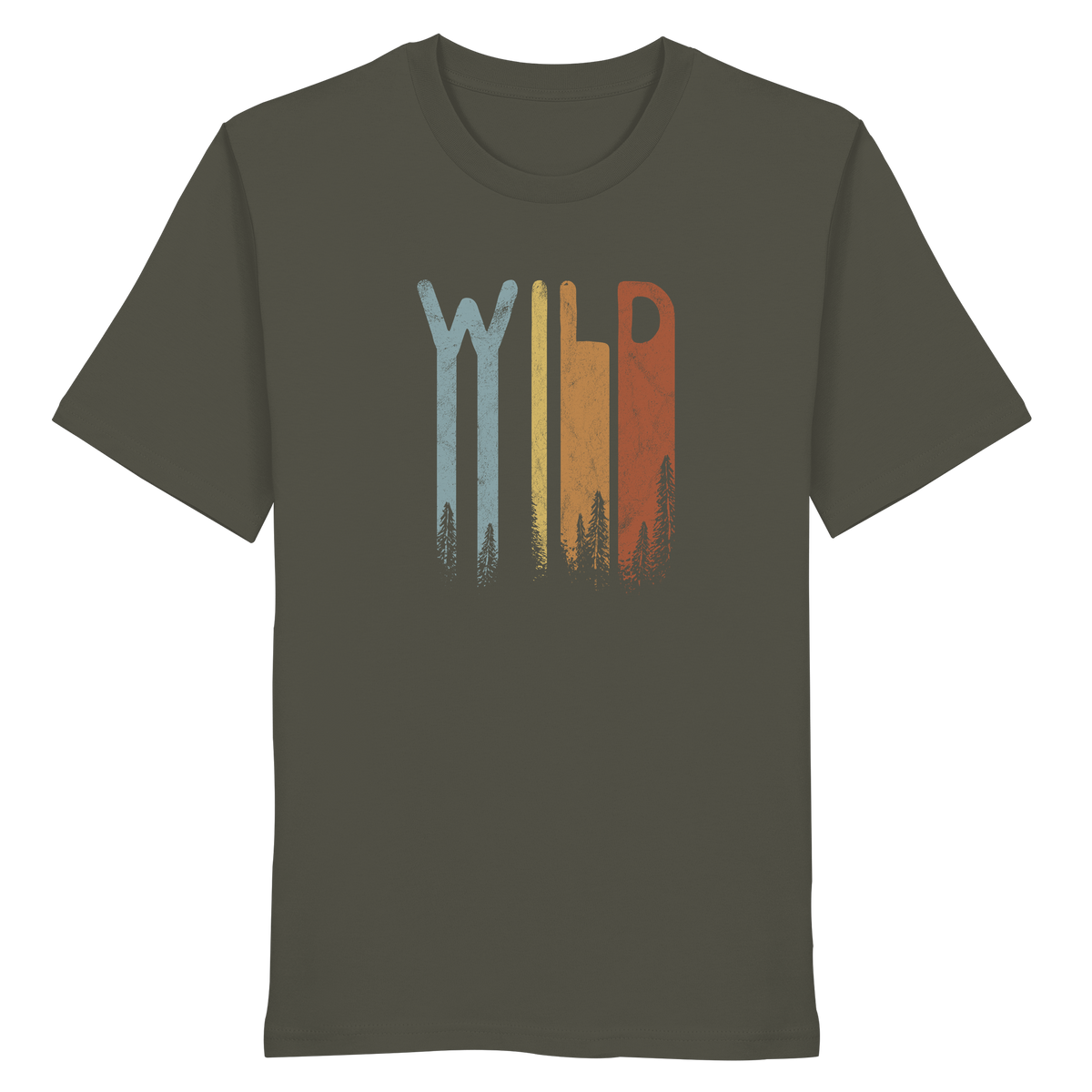 Wild Retro Schriftzug - Organic Shirt