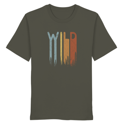 Wild Retro Schriftzug - Organic Shirt