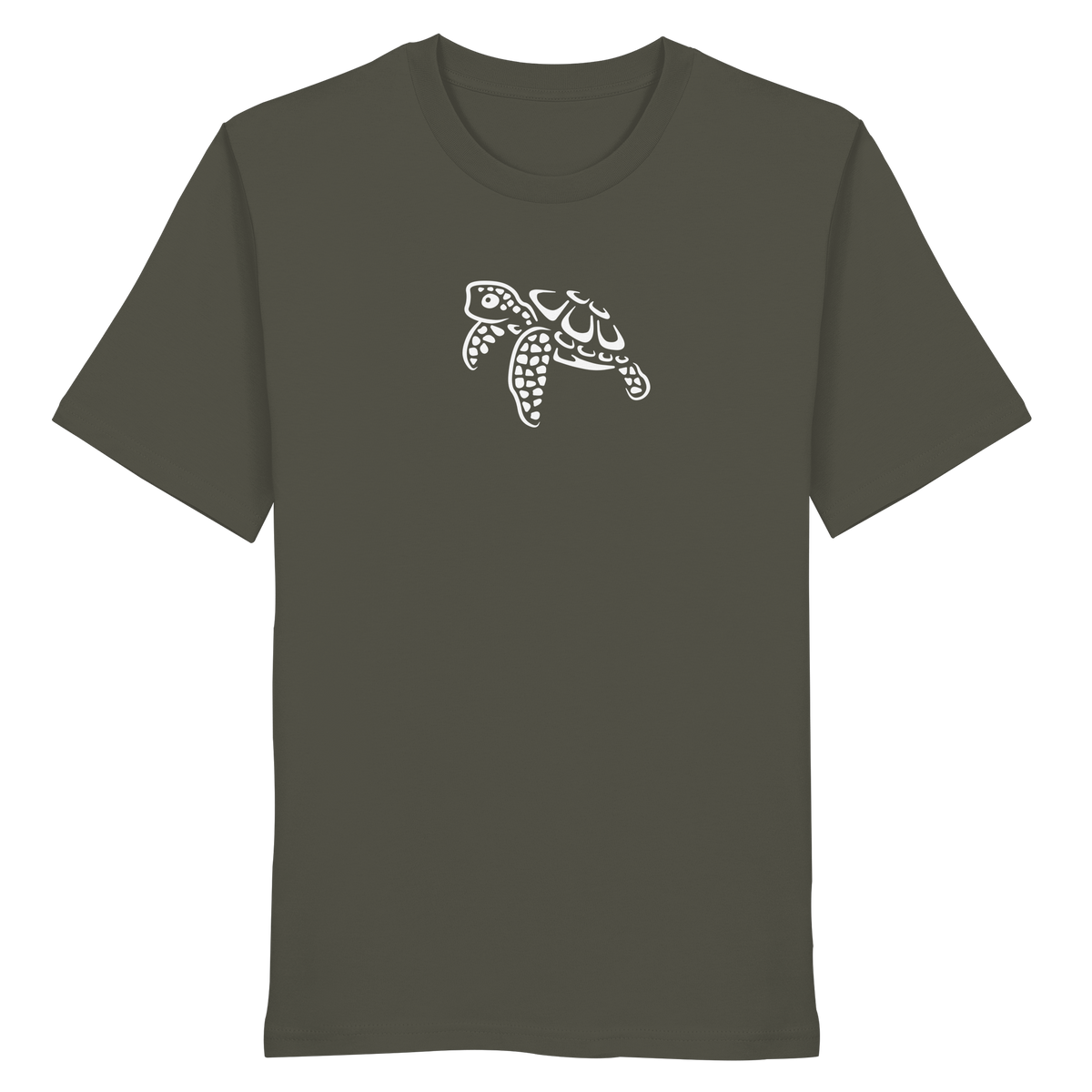 schwimmende Meeres-Schildkröte - Organic Shirt