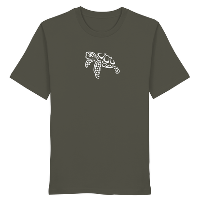 schwimmende Meeres-Schildkröte - Organic Shirt